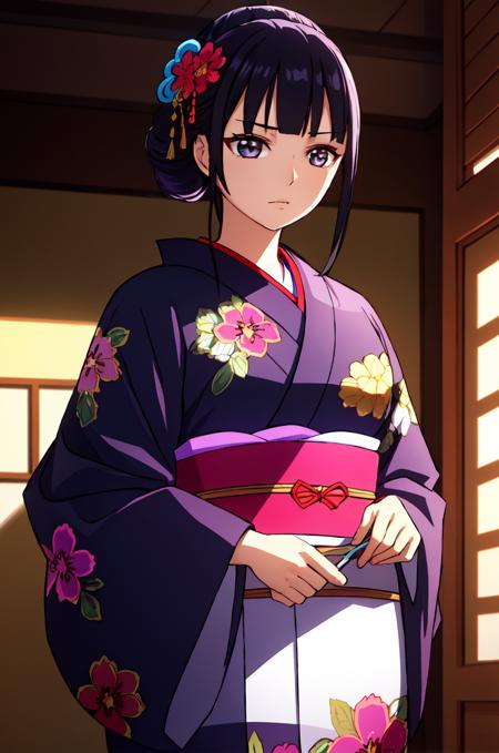 13969-2002998177-1girl, wanostyle, (masterpiece), (best quality), solo, female focus, extremely detailed, illustration, kimono, traditional cloth.png